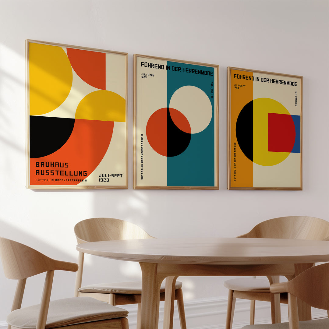 Bauhaus Exhibition Poster Set