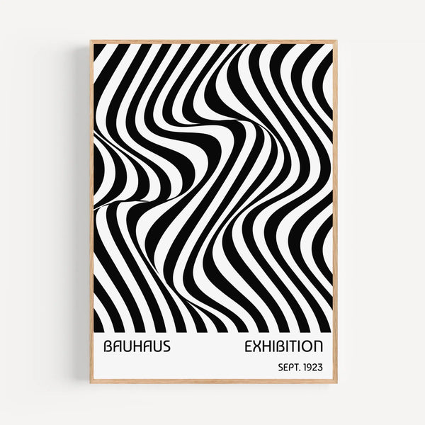 Black Waves - Bauhaus Poster – Poster Room