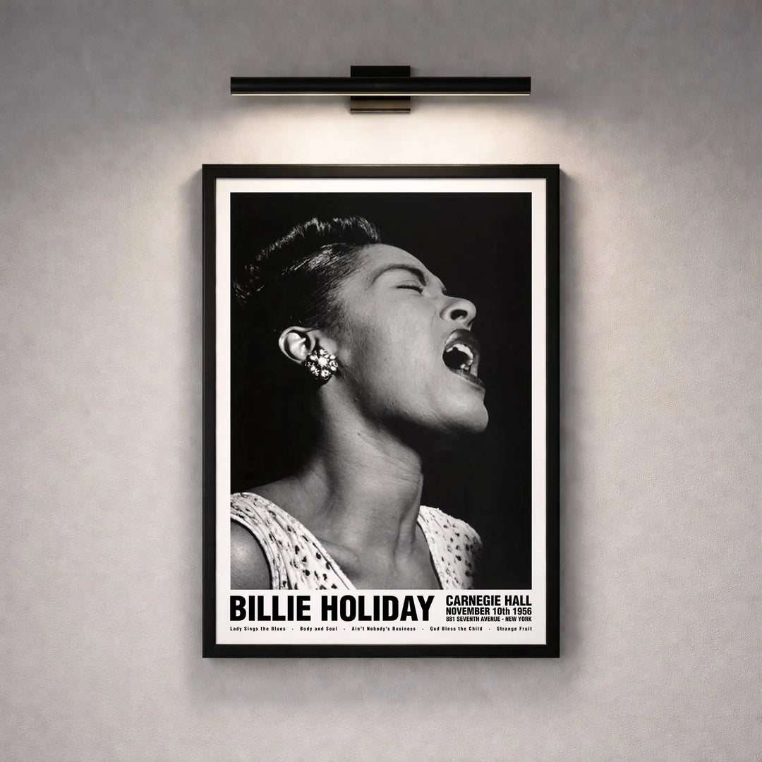 Billie Holiday Jazz Concert Poster Poster Room