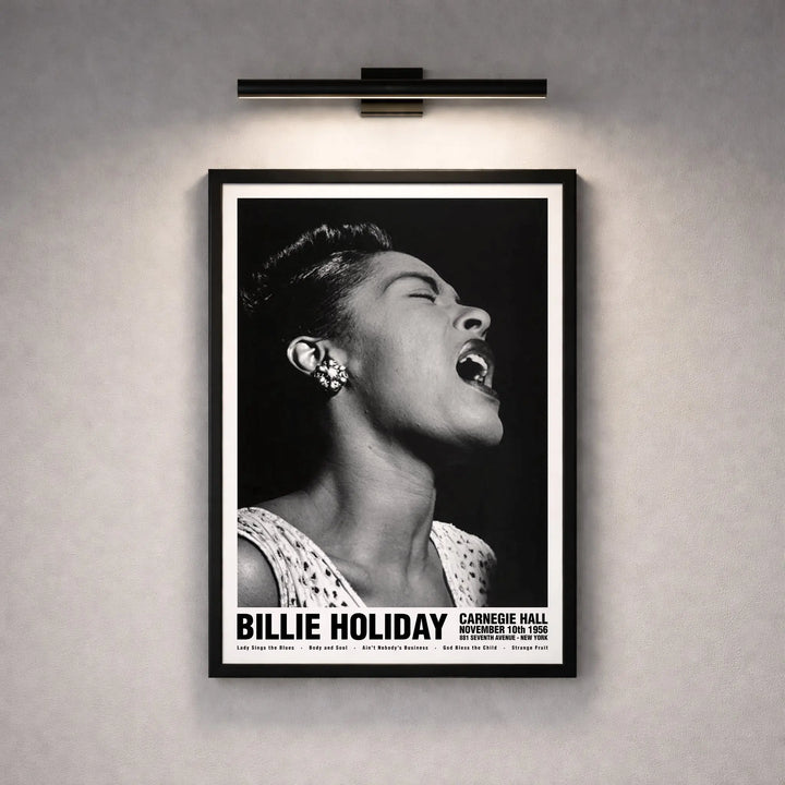 Billie Holiday Jazz Concert Poster Poster Room