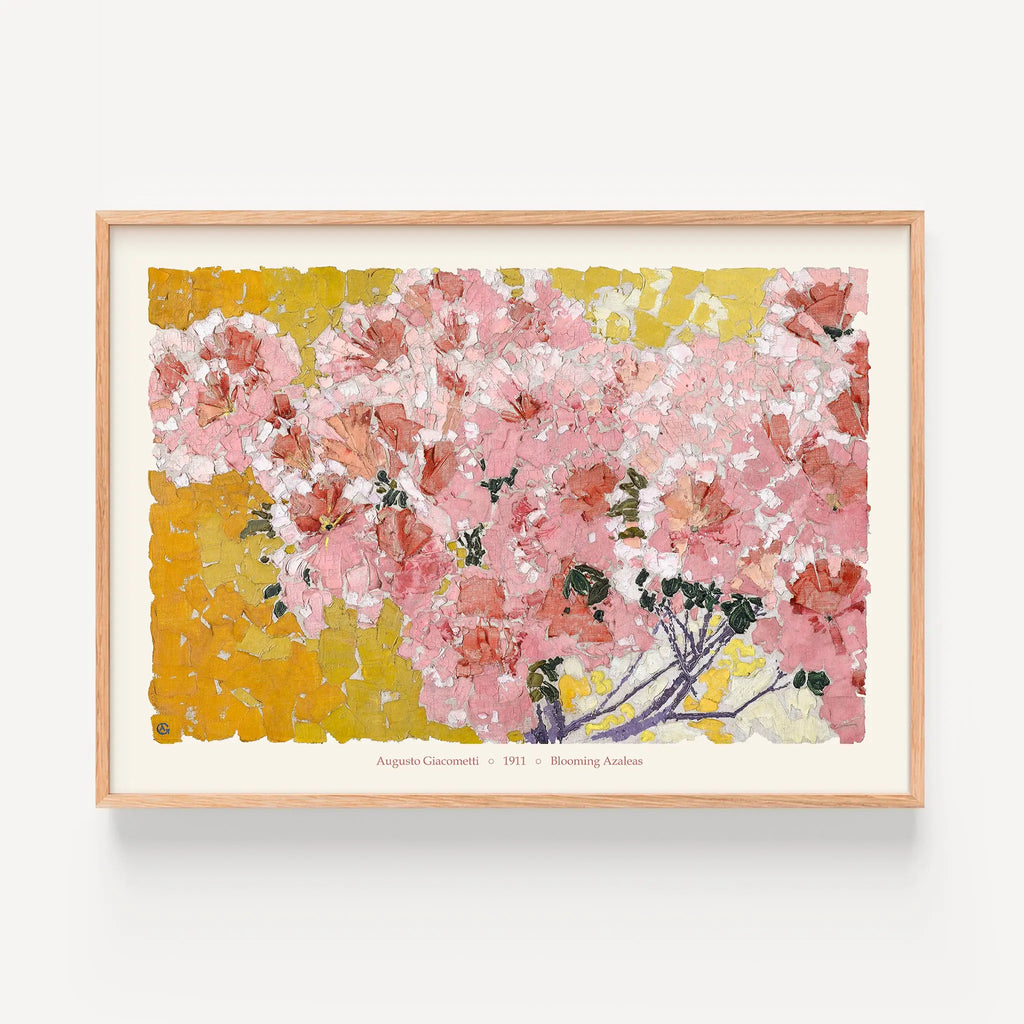 Blooming Azaleas by Augusto Giacometti Poster – Poster Room