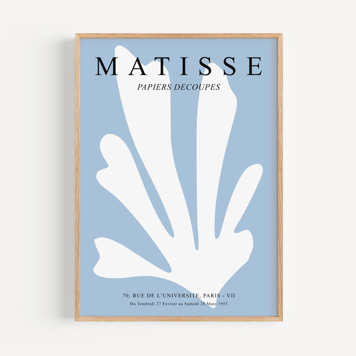 Papier Decoupes Blue I Matisse Poster