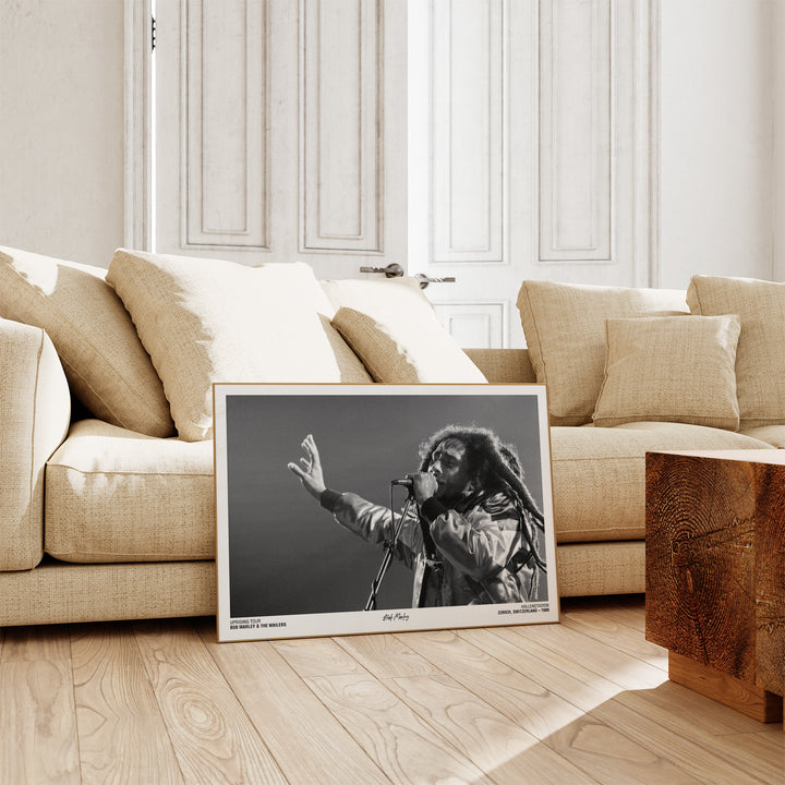 Bob Marley Zurich Concert Poster