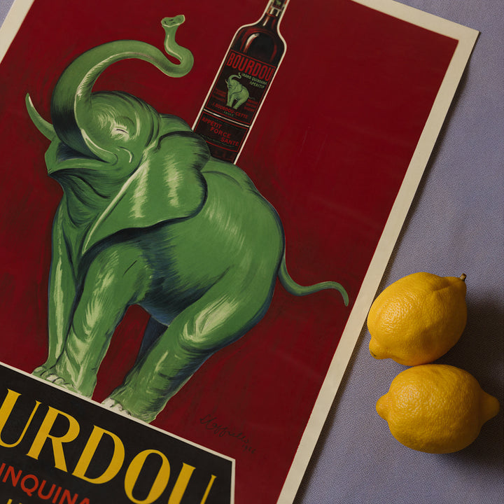 Bourdon Apertif Ad Poster by Leonetto Cappiello
