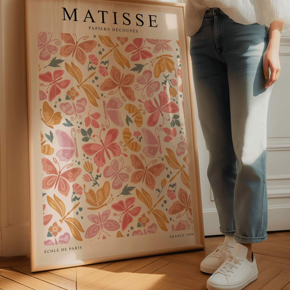 Butterflies Matisse Poster - Poster Room