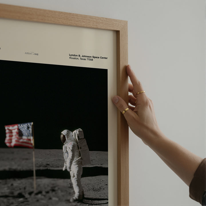 Buzz Aldrin Apollo 11 Moon Landing Poster