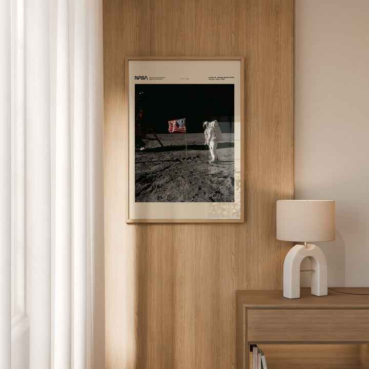 Buzz Aldrin Apollo 11 Moon Landing Poster