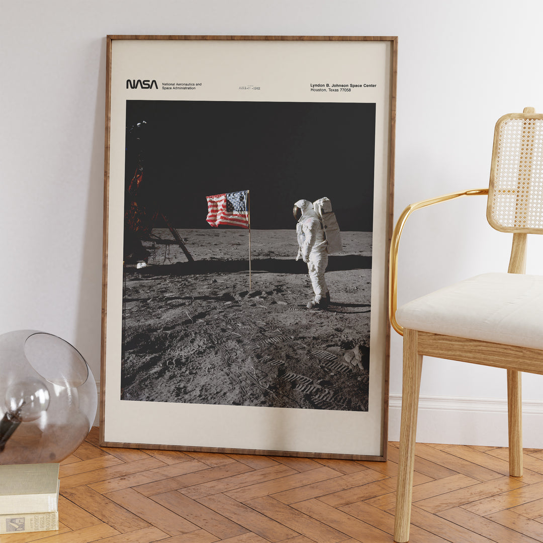 Buzz Aldrin Apollo 11 Moon Landing Poster