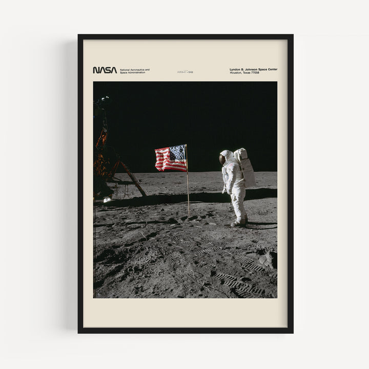 Buzz Aldrin Apollo 11 Moon Landing Poster