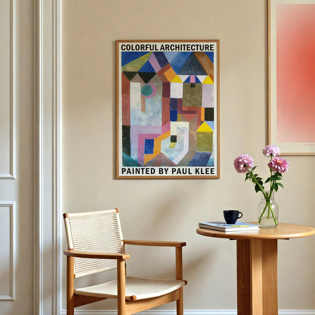 Colorful Architecture by Paul Klee Poster