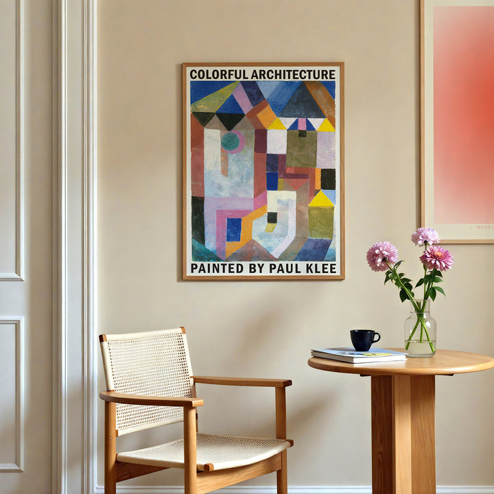 Colorful Architecture by Paul Klee Poster