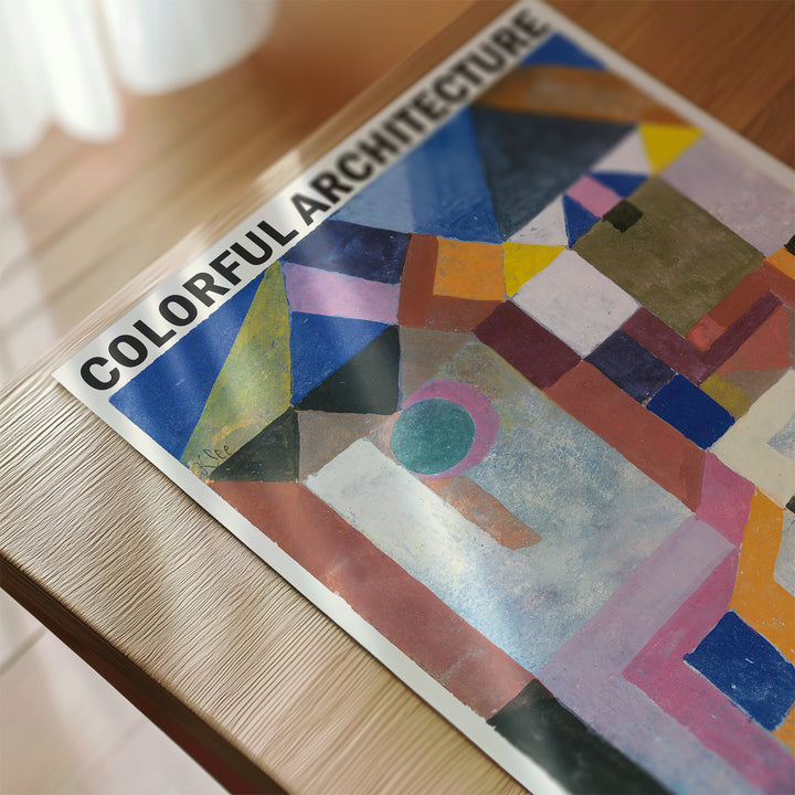 Colorful Architecture by Paul Klee Poster