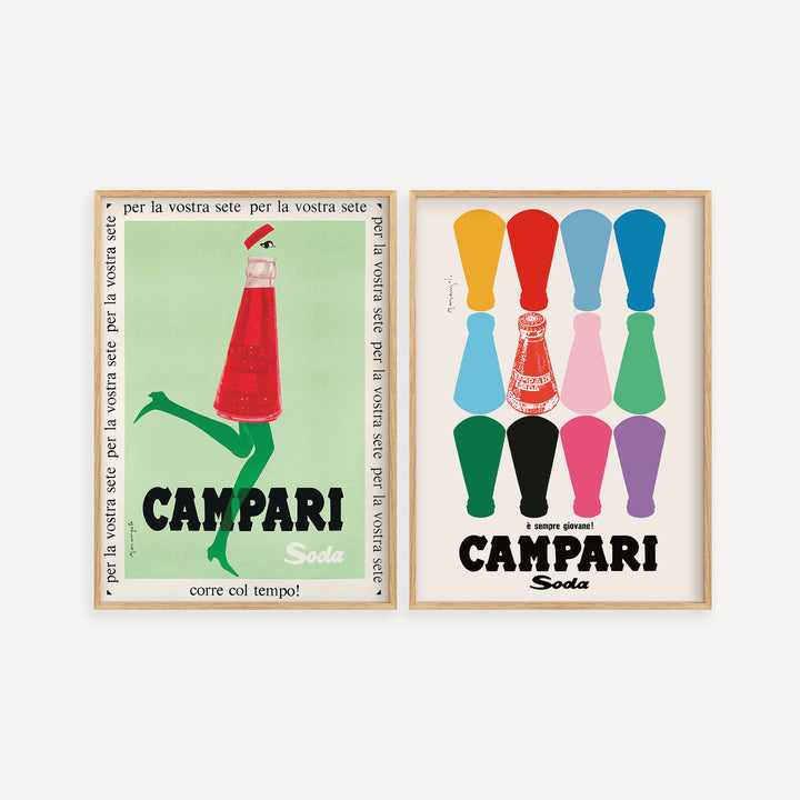 Campari Advertisement Poster Set