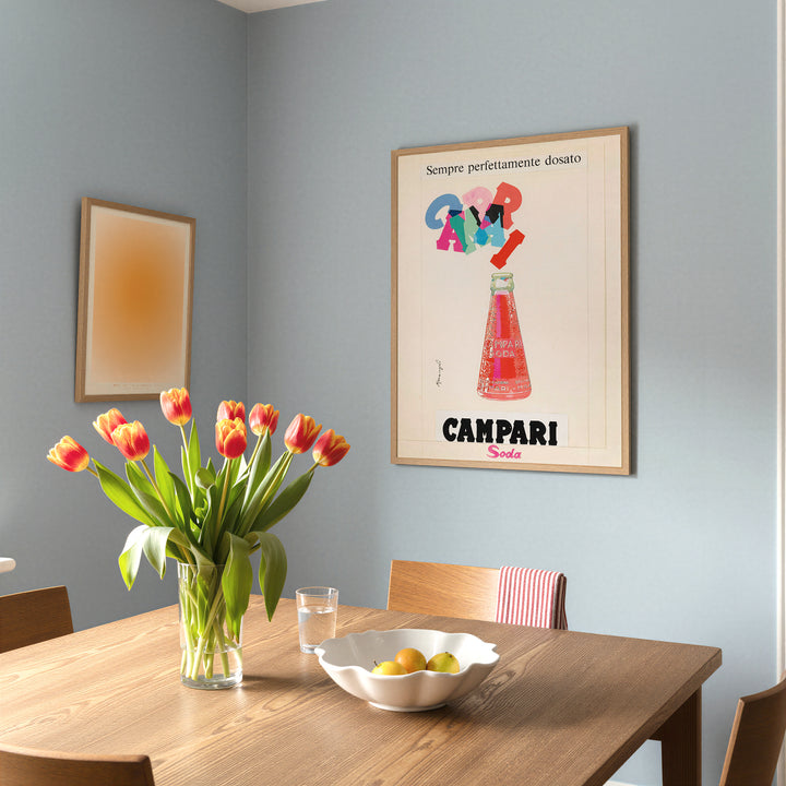 Campari Soda Italian Ad Poster