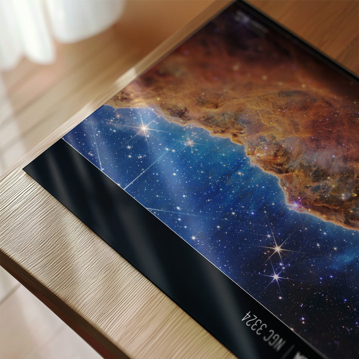 Carina Nebula James Webb Telescope Horizontal Poster