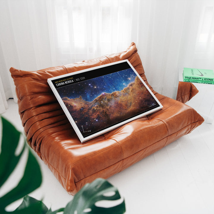 Carina Nebula James Webb Telescope Horizontal Poster