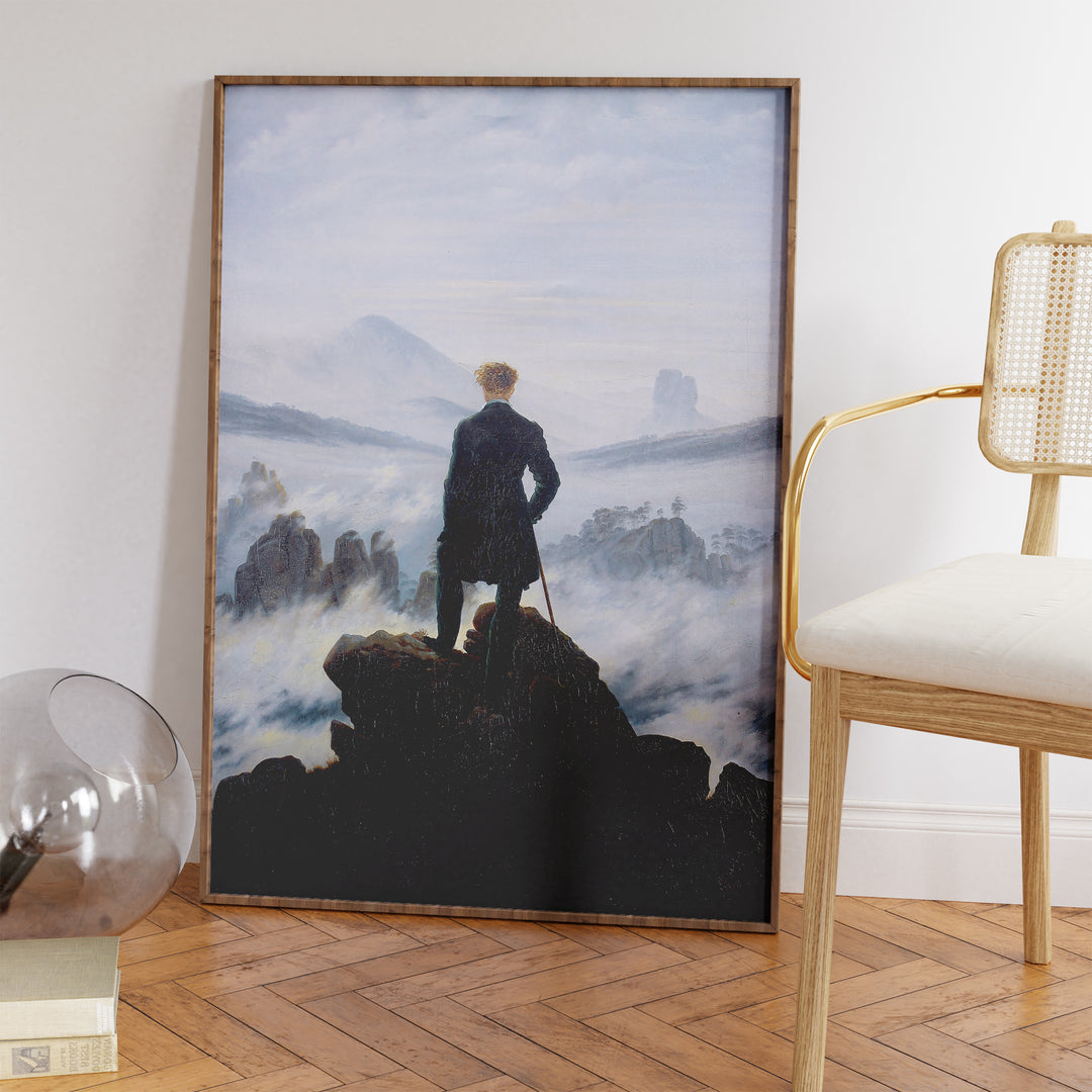 Wanderer Above the Sea of Fog by Caspar David Friedrich Poster