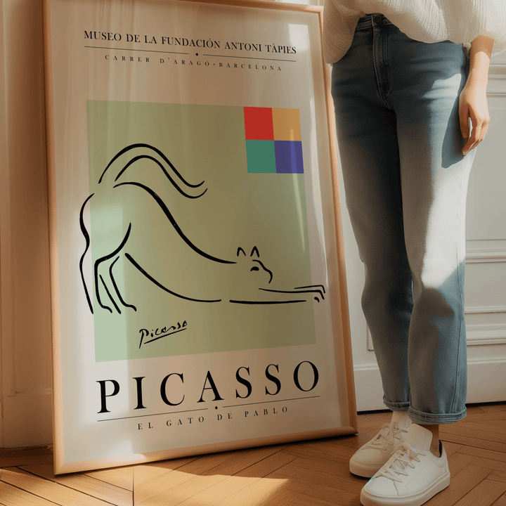 Cat Picasso Poster - Poster Room