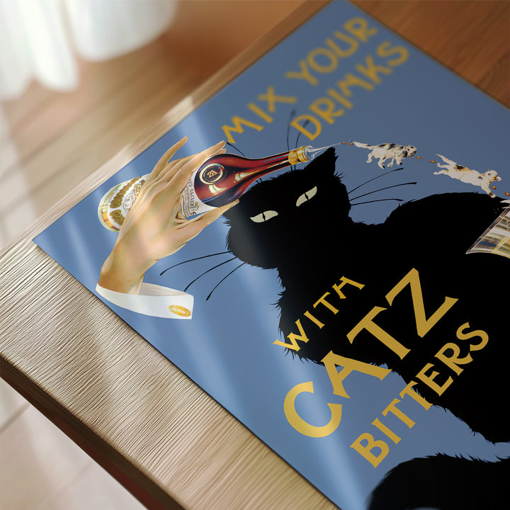Catz Bitters Advertisement Poster