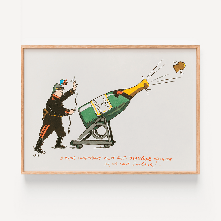 Champagne Cannon Poster