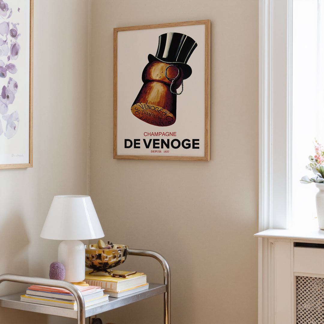 Champagne de Venoge Poster