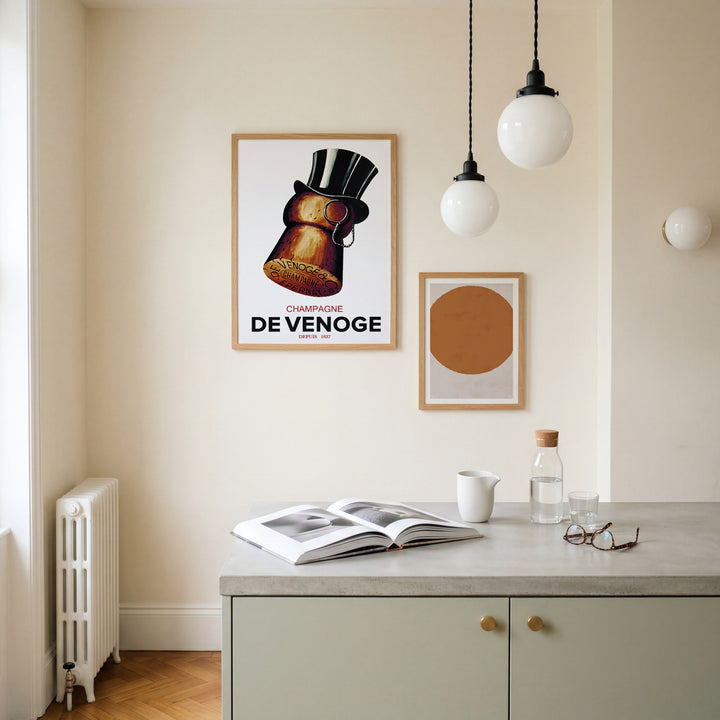 Champagne de Venoge Poster
