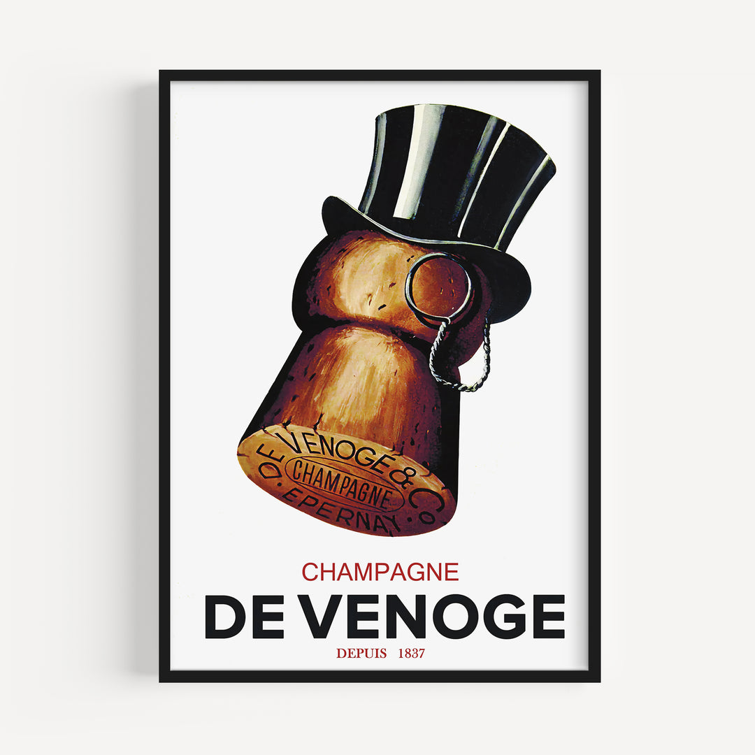 Champagne de Venoge Poster