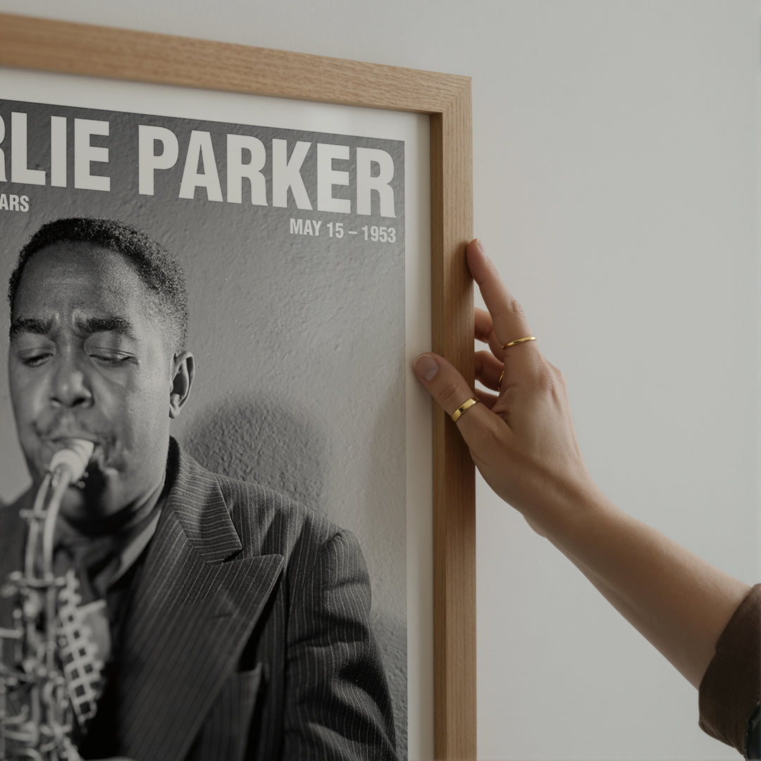 Charlie Parker Jazz Concert Poster
