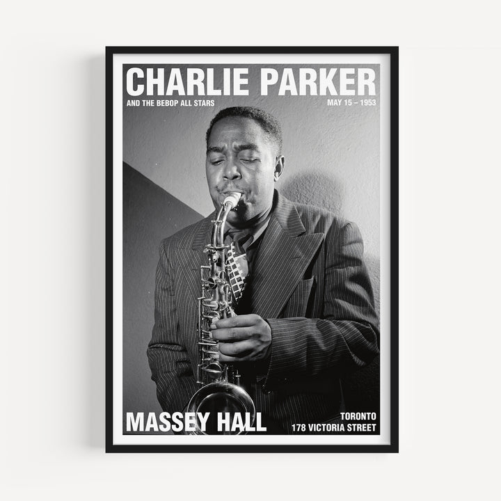 Charlie Parker Jazz Concert Poster