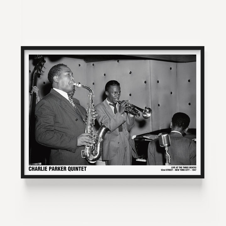 Charlie Parker Quintet Concert Poster
