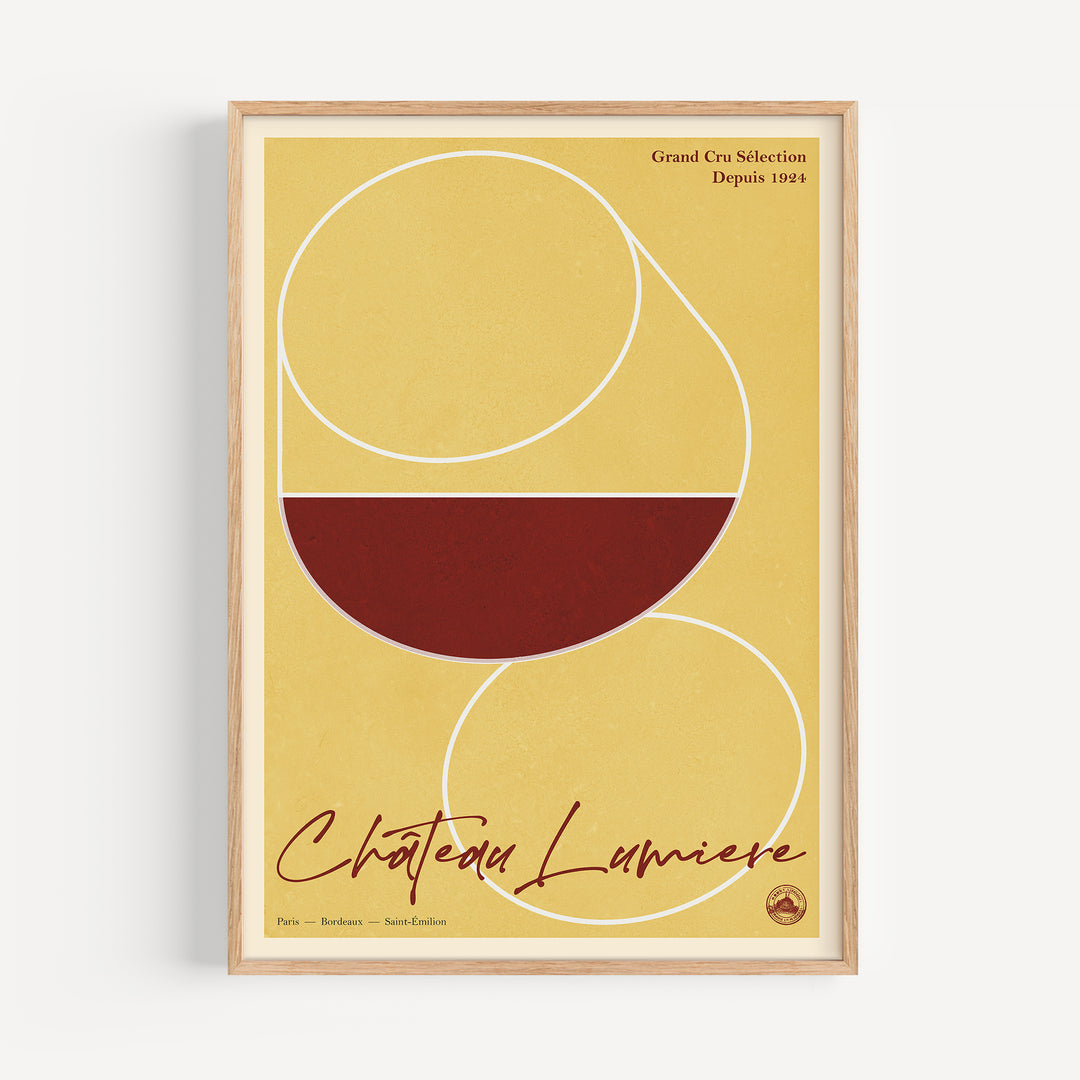 Château Lumiere Wine Tour Poster