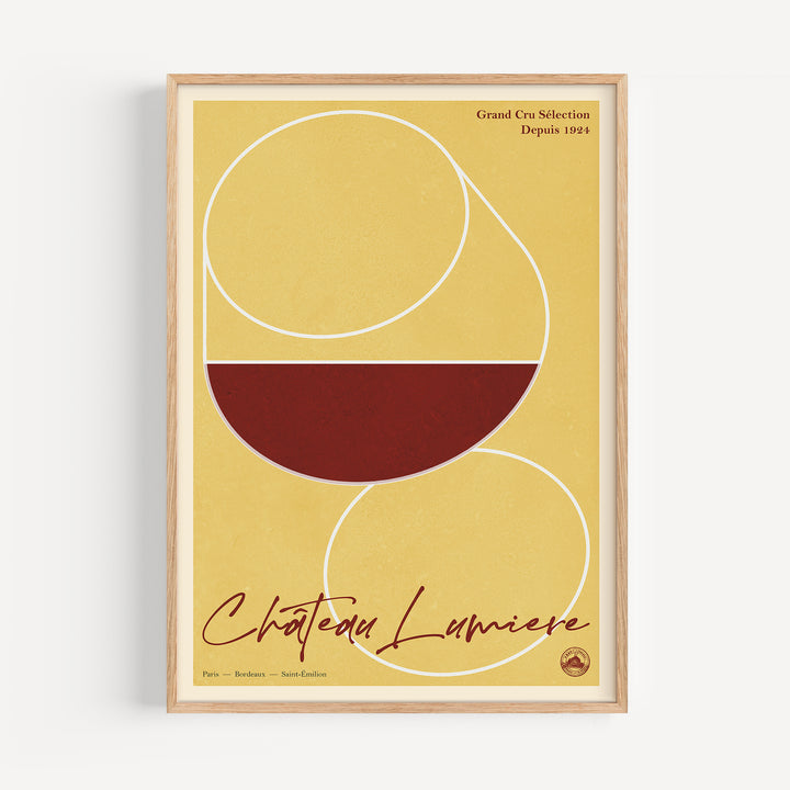 Château Lumiere Wine Tour Poster