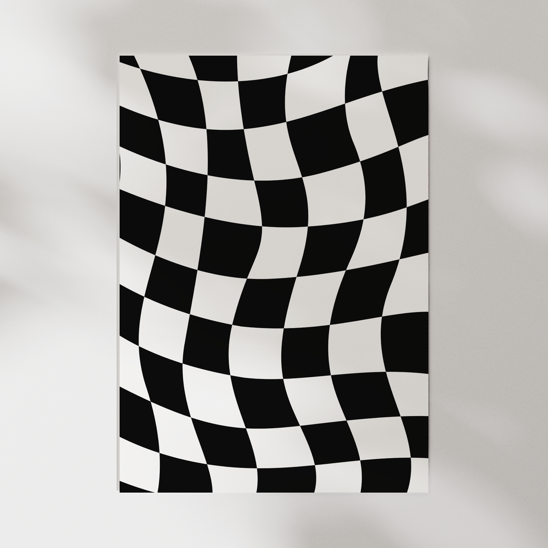 Checkerboard Pattern Poster