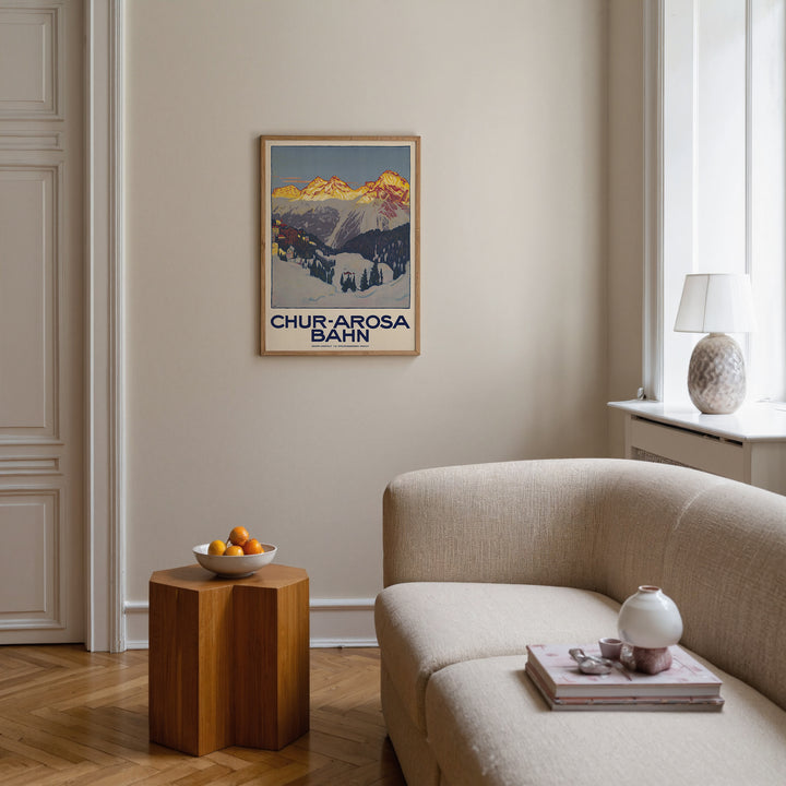 Chur-Arosa-Bahn by Emil Cardinaux Poster
