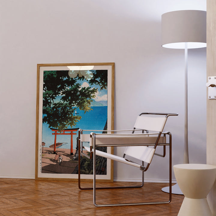 Chuzenji Temple, Utagahama by Hasui Kawase Poster