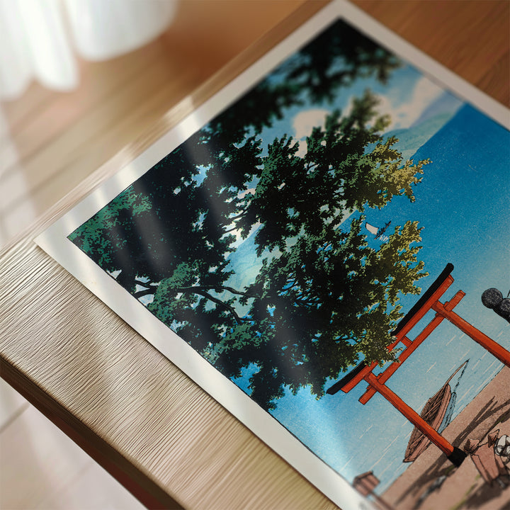 Chuzenji Temple, Utagahama by Hasui Kawase Poster