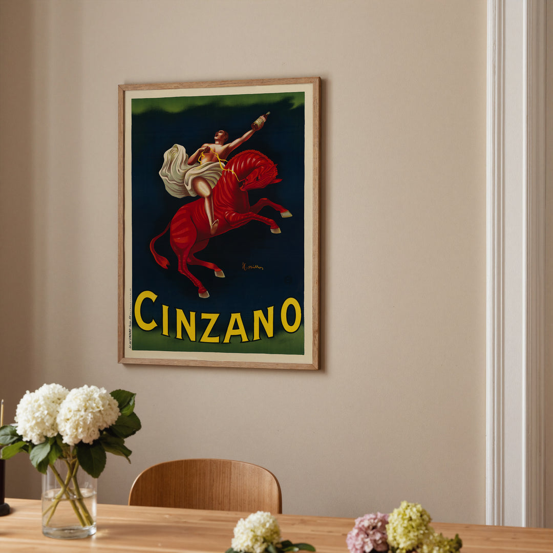 Cinzano Ad Poster by Leonetto Cappiello