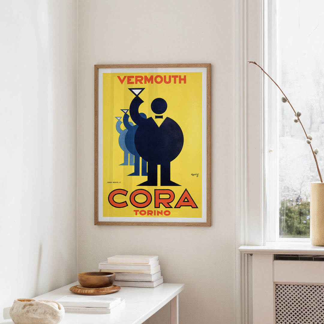 Cora Vermouth Advertisement Poster