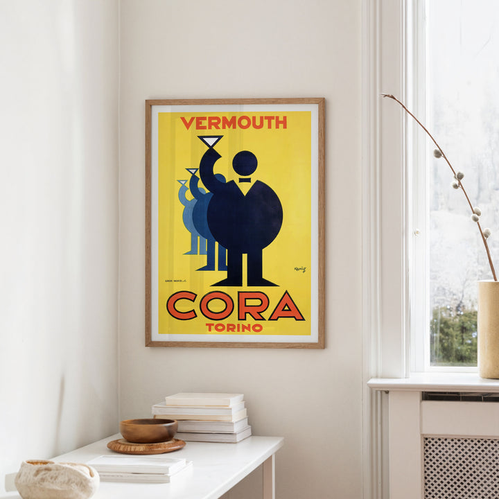 Cora Vermouth Advertisement Poster