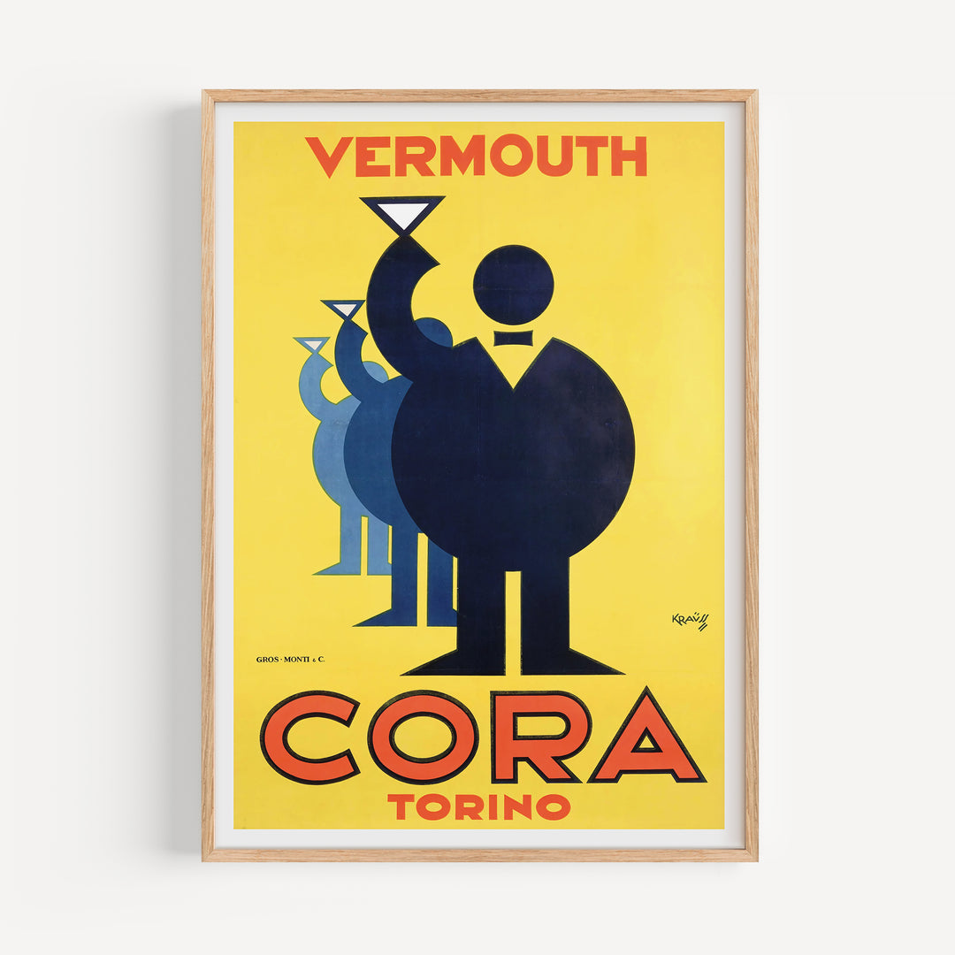 Cora Vermouth Advertisement Poster