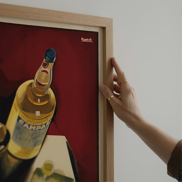 Cordial Campari Liquor Poster