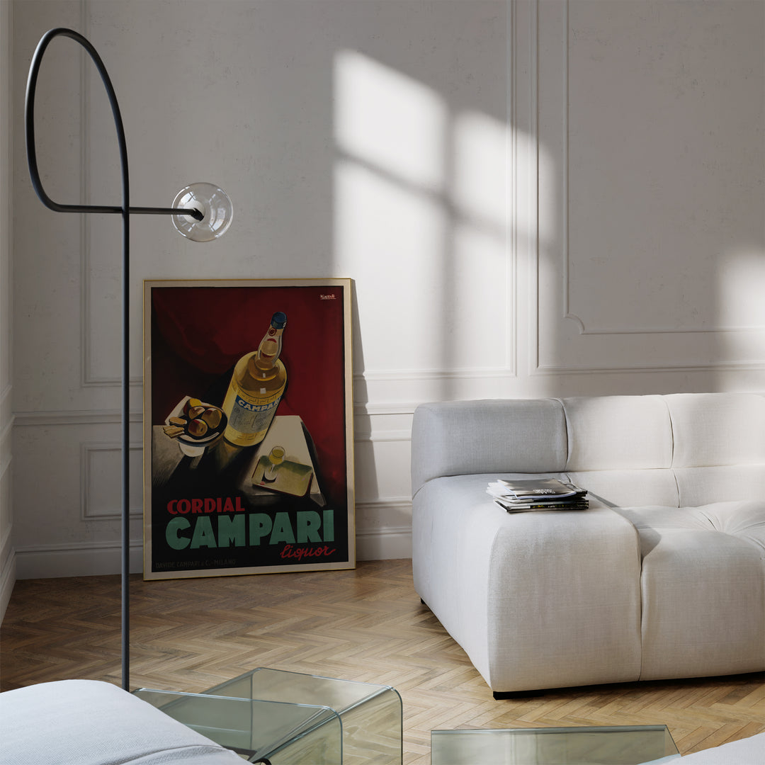 Cordial Campari Liquor Poster