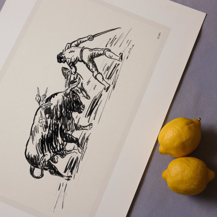 Corrida by Leo Gestel Poster