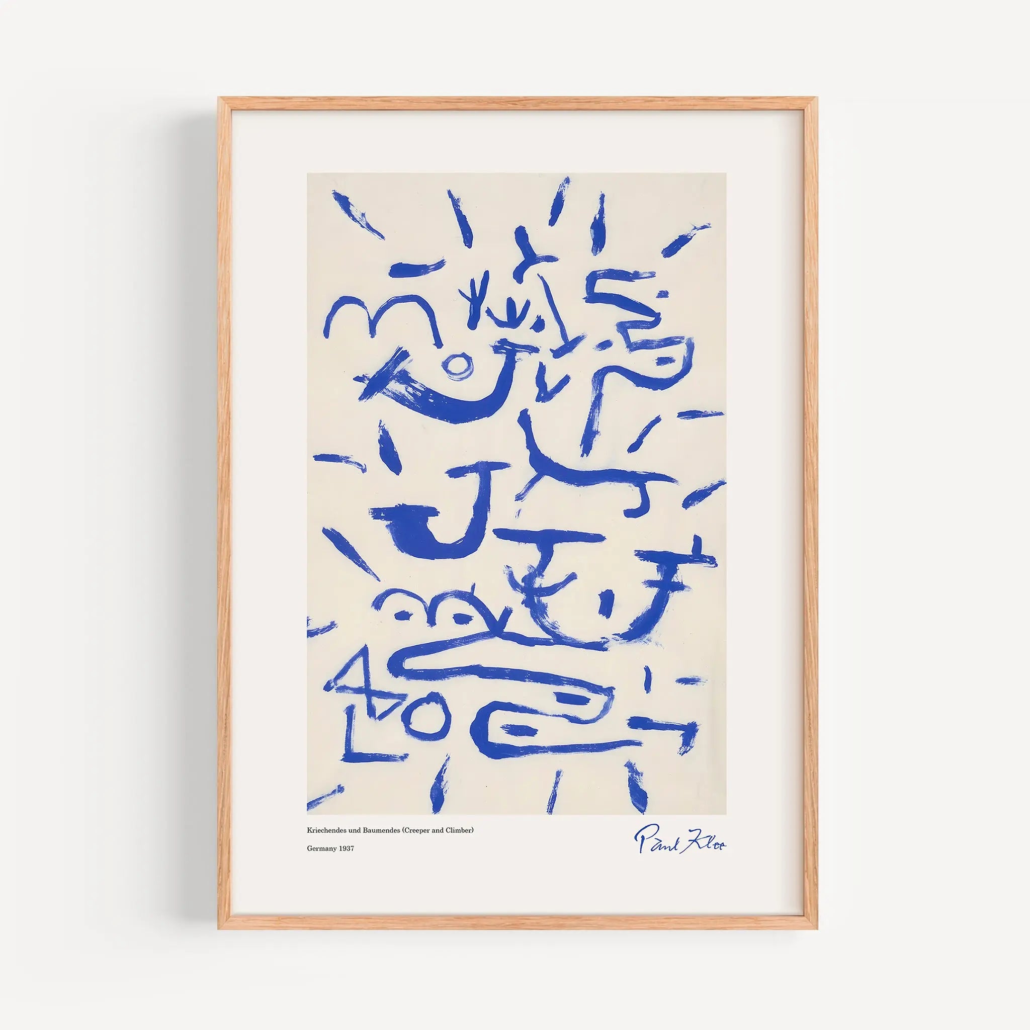 Paul Klee Poster - Creeper and Climber Abstract Art - Poster Room