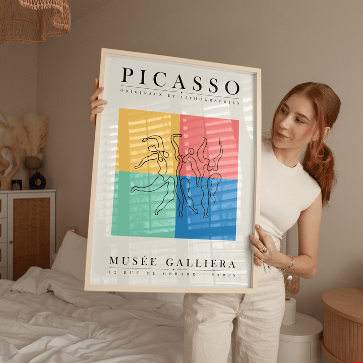 Picasso Colorful Poster Set of 2 - Poster Room