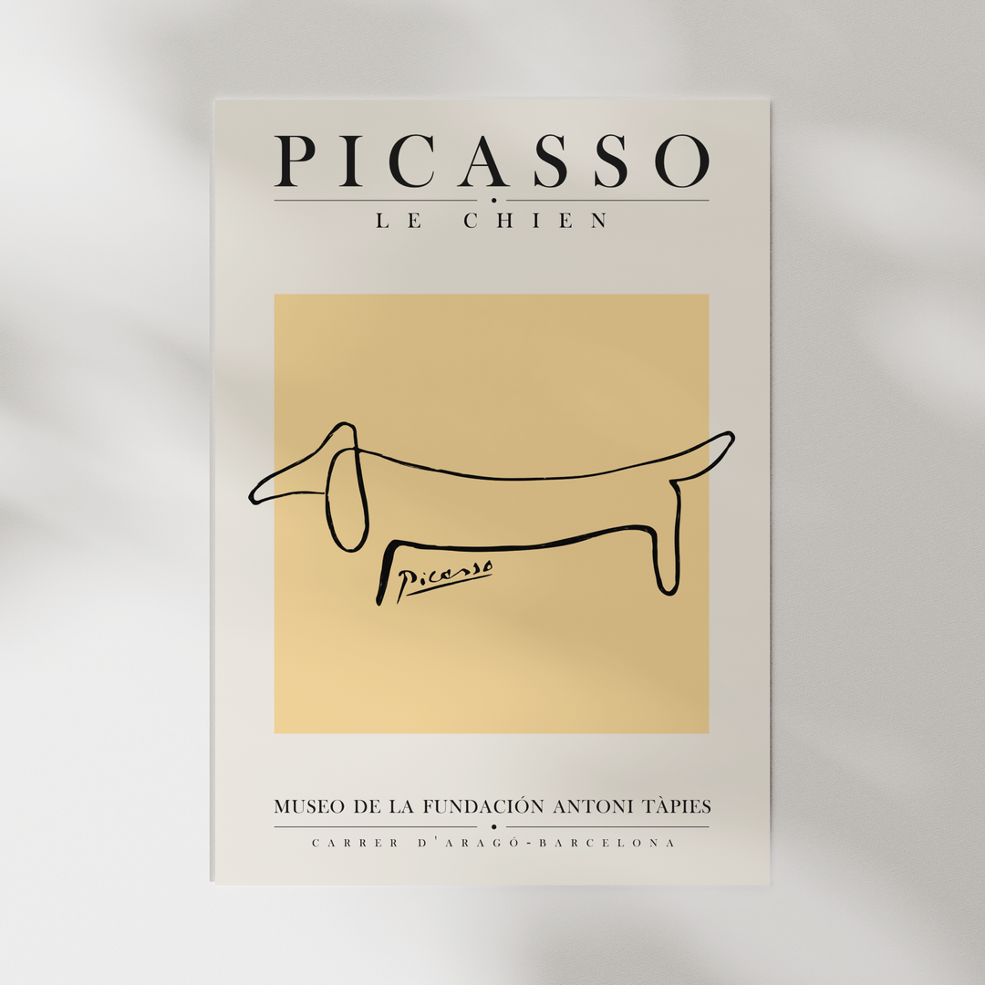 Dog Picasso Poster