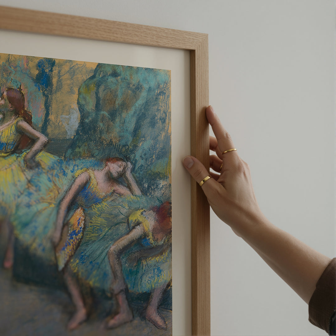 Edgar Degas Ballet Exhibition Poster