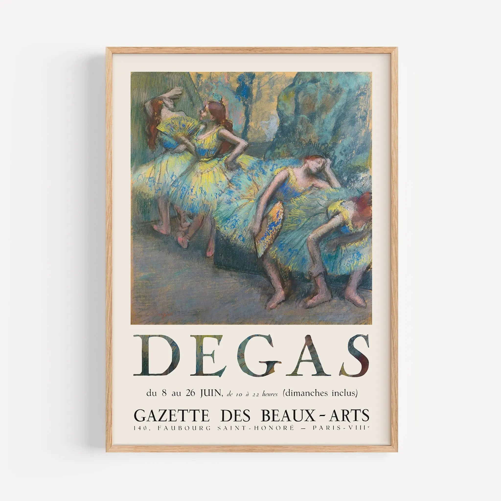 Edgar Degas Ballet Poster - Impressionist Dance Print - Poster Room