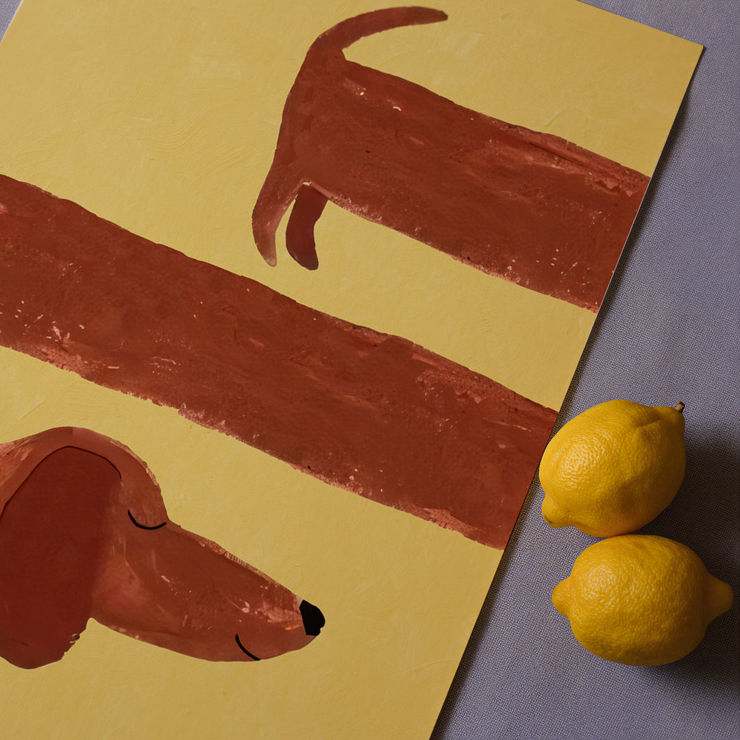 Extra Long Dachshund Poster