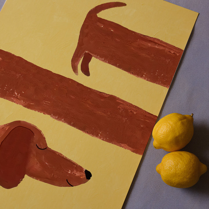 Extra Long Dachshund Poster